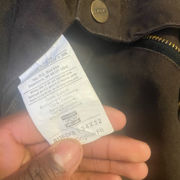 Brown Carhartt, Double Knee - Picture 2 of 4